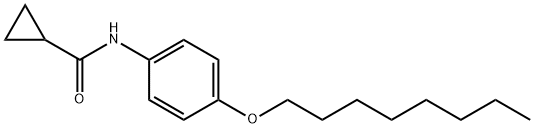 N-(4-octoxyphenyl)cyclopropanecarboxamide Structure