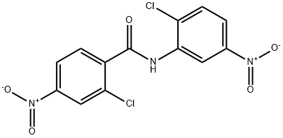 2-chloro-N-(2-chloro-5-nitrophenyl)-4-nitrobenzamide Structure