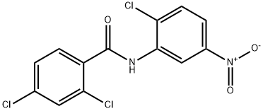 2,4-dichloro-N-(2-chloro-5-nitrophenyl)benzamide Structure