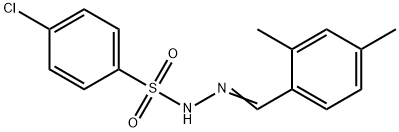 4-chloro-N-[(E)-(2,4-dimethylphenyl)methylideneamino]benzenesulfonamide Structure