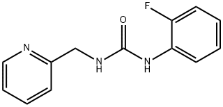 1-(2-fluorophenyl)-3-(pyridin-2-ylmethyl)urea Structure
