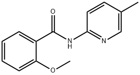 2-methoxy-N-(5-methylpyridin-2-yl)benzamide 结构式