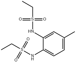 N-[2-(ethylsulfonylamino)-4-methylphenyl]ethanesulfonamide 化学構造式
