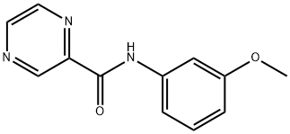 N-(3-methoxyphenyl)pyrazine-2-carboxamide Structure