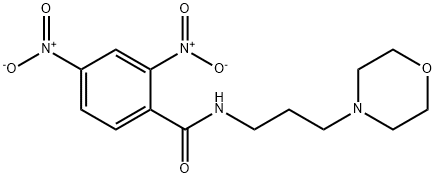 N-(3-morpholin-4-ylpropyl)-2,4-dinitrobenzamide Structure