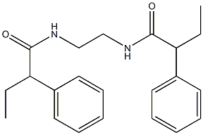 2-phenyl-N-[2-(2-phenylbutanoylamino)ethyl]butanamide Structure