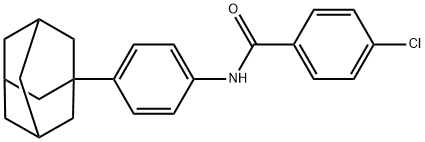 N-[4-(1-adamantyl)phenyl]-4-chlorobenzamide Structure