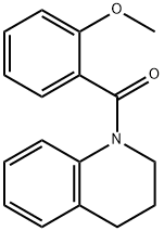 3,4-dihydro-2H-quinolin-1-yl-(2-methoxyphenyl)methanone 结构式