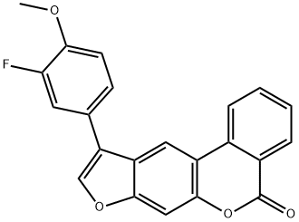 10-(3-fluoro-4-methoxyphenyl)-[1]benzofuro[6,5-c]isochromen-5-one Structure