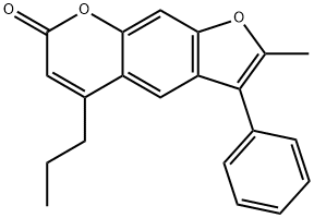 2-methyl-3-phenyl-5-propylfuro[3,2-g]chromen-7-one|