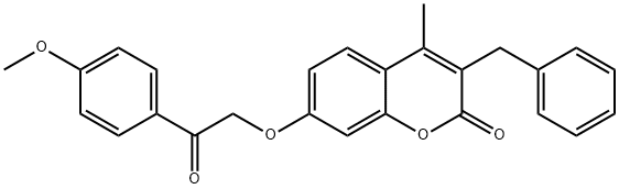 3-benzyl-7-[2-(4-methoxyphenyl)-2-oxoethoxy]-4-methylchromen-2-one|