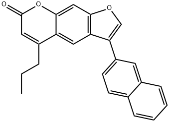 376377-82-1 3-naphthalen-2-yl-5-propylfuro[3,2-g]chromen-7-one