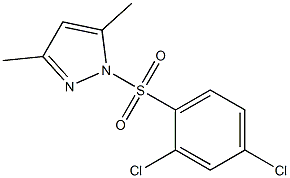 1-(2,4-dichlorophenyl)sulfonyl-3,5-dimethylpyrazole Struktur