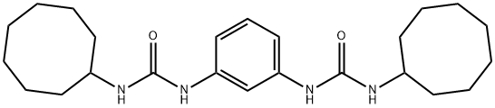 1-cyclooctyl-3-[3-(cyclooctylcarbamoylamino)phenyl]urea Structure