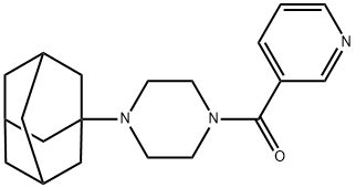 [4-(1-adamantyl)piperazin-1-yl]-pyridin-3-ylmethanone,405080-93-5,结构式