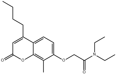 2-(4-butyl-8-methyl-2-oxochromen-7-yl)oxy-N,N-diethylacetamide|