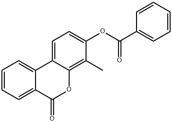 (4-methyl-6-oxobenzo[c]chromen-3-yl) benzoate Structure