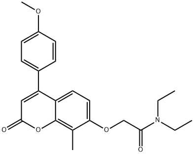 N,N-diethyl-2-[4-(4-methoxyphenyl)-8-methyl-2-oxochromen-7-yl]oxyacetamide|