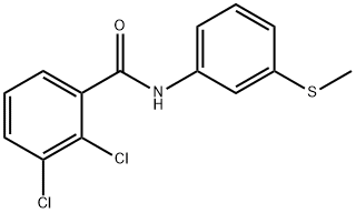 2,3-dichloro-N-(3-methylsulfanylphenyl)benzamide Structure