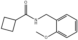 438537-81-6 N-[(2-methoxyphenyl)methyl]cyclobutanecarboxamide