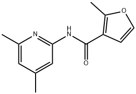 N-(4,6-dimethylpyridin-2-yl)-2-methylfuran-3-carboxamide 结构式