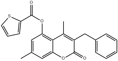 446279-95-4 (3-benzyl-4,7-dimethyl-2-oxochromen-5-yl) thiophene-2-carboxylate