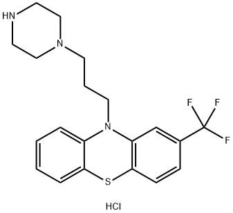 4617-82-7 10-(3-piperazin-1-ylpropyl)-2-(trifluoromethyl)phenothiazine dihydrochloride