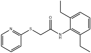 N-(2,6-diethylphenyl)-2-pyridin-2-ylsulfanylacetamide|