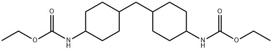 ethyl N-[4-[[4-(ethoxycarbonylamino)cyclohexyl]methyl]cyclohexyl]carbamate Struktur