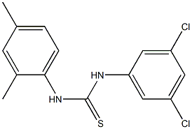1-(3,5-dichlorophenyl)-3-(2,4-dimethylphenyl)thiourea Structure