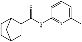 N-(6-methylpyridin-2-yl)bicyclo[2.2.1]heptane-3-carboxamide Struktur