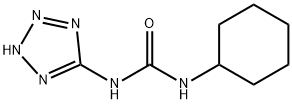 1-cyclohexyl-3-(2H-tetrazol-5-yl)urea 化学構造式