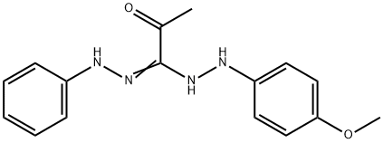 N'-anilino-N-(4-methoxyanilino)-2-oxopropanimidamide Structure