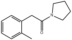 2-(2-methylphenyl)-1-pyrrolidin-1-ylethanone Structure