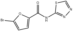 5-bromo-N-(1,3,4-thiadiazol-2-yl)furan-2-carboxamide Structure