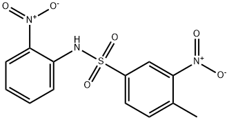 4-methyl-3-nitro-N-(2-nitrophenyl)benzenesulfonamide|