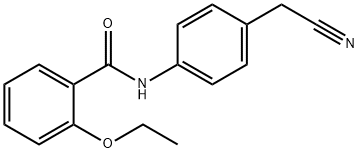 N-[4-(cyanomethyl)phenyl]-2-ethoxybenzamide,524051-90-9,结构式