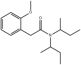 N,N-di(butan-2-yl)-2-(2-methoxyphenyl)acetamide Structure