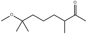 7-methoxy-3,7-dimethyloctan-2-one Struktur