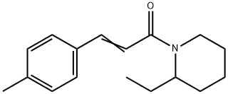 (E)-1-(2-ethylpiperidin-1-yl)-3-(4-methylphenyl)prop-2-en-1-one Structure