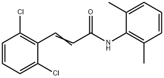 (E)-3-(2,6-dichlorophenyl)-N-(2,6-dimethylphenyl)prop-2-enamide,541542-94-3,结构式