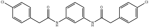 2-(4-chlorophenyl)-N-[3-[[2-(4-chlorophenyl)acetyl]amino]phenyl]acetamide,548786-98-7,结构式