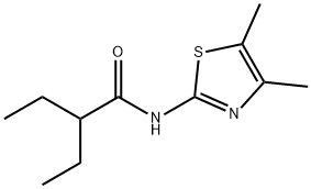 N-(4,5-dimethyl-1,3-thiazol-2-yl)-2-ethylbutanamide Structure