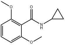 N-cyclopropyl-2,6-dimethoxybenzamide Structure