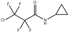 3-chloro-N-cyclopropyl-2,2,3,3-tetrafluoropropanamide 化学構造式