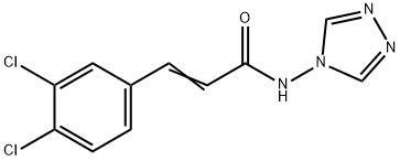 (E)-3-(3,4-dichlorophenyl)-N-(1,2,4-triazol-4-yl)prop-2-enamide Structure