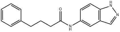 N-(1H-indazol-5-yl)-4-phenylbutanamide Structure