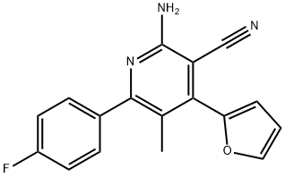 2-amino-6-(4-fluorophenyl)-4-(furan-2-yl)-5-methylpyridine-3-carbonitrile|2-氨基-6-(4-氟苯基)-4-(呋喃-2-基)-5-甲基烟腈