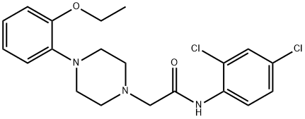 N-(2,4-dichlorophenyl)-2-[4-(2-ethoxyphenyl)piperazin-1-yl]acetamide Struktur