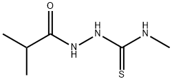 1-methyl-3-(2-methylpropanoylamino)thiourea Structure